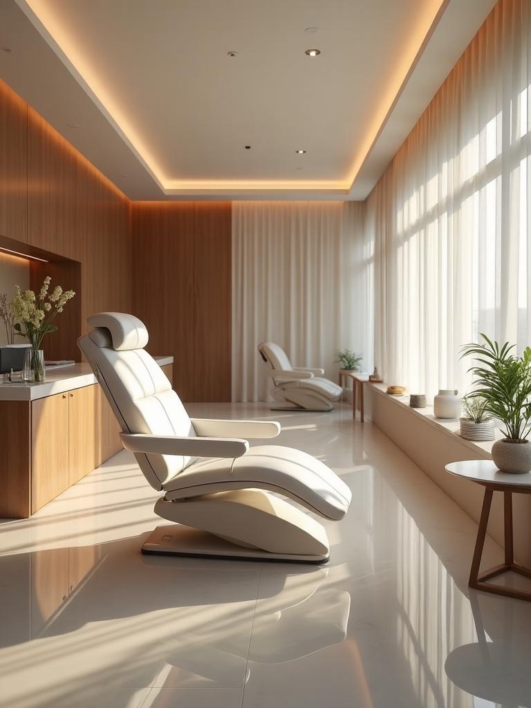 Empty MedSpa treatment chairs representing missed appointments